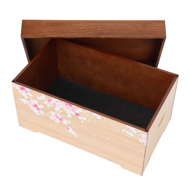 ひな人形 親王収納箱飾り（4M12-ST-238）収納箱内部