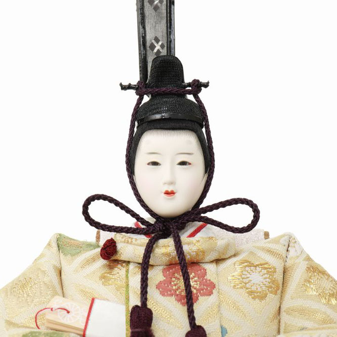 優香作ひな人形 親王飾り（4L11-AA-162）男雛