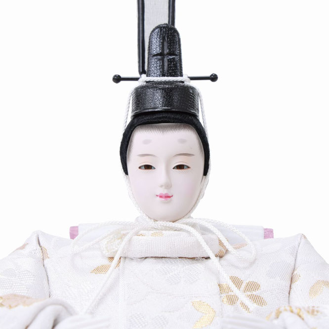 ひな人形 親王飾り（4M11-ST-156）男雛（顔）