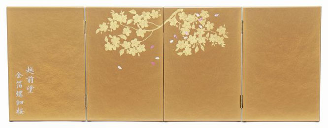優香作ひな人形 親王飾り（4L11-AA-173）屏風