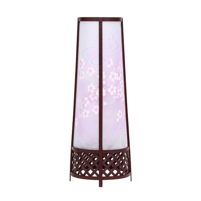 盆提灯 創作提灯 霊前灯 竹蘭 8号 桜