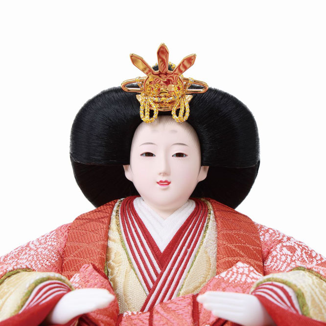 山口政子 ひな人形 親王飾り（4M11-ST-165）女雛（顔）