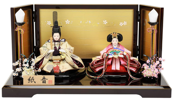 雛人形　親王　お雛様(台なしです。) ひな人形 親王飾り 4L11-GT-196 - 伽楠（かなん）