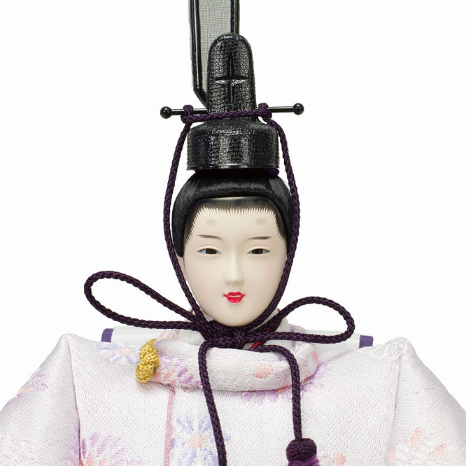 ひな人形 親王収納箱飾り（4L12-GT-240）男雛（顔）