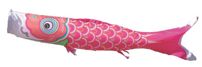 女の子用ピンク鯉「友禅鯉」