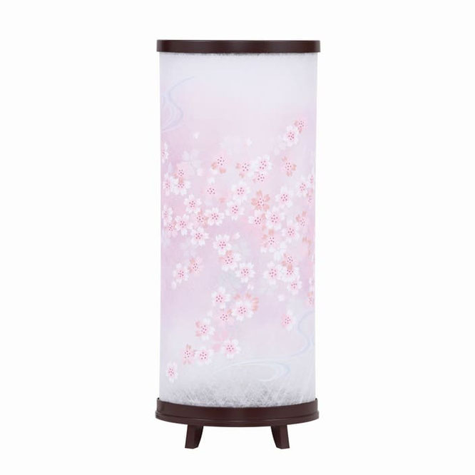盆提灯 創作提灯 霊前灯 おとわ1号 桜 紫檀色（8842-90-183）