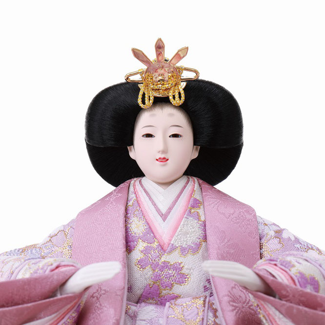 ひな人形 親王収納箱飾り（4L12-HH-246）女雛（顔）