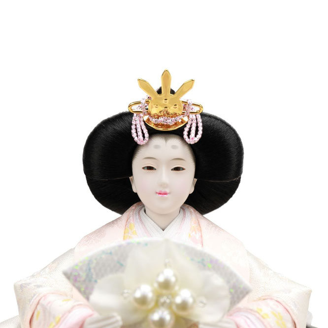 壁掛け雛人形 親王飾り 雛人形 おしゃれ ひな人形 親王飾り コンパクト 「しおり～桃