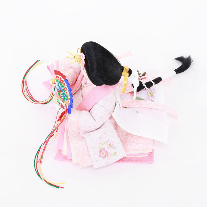 ひな人形 親王収納箱飾り（4M12-GT-258）女雛（衣裳）