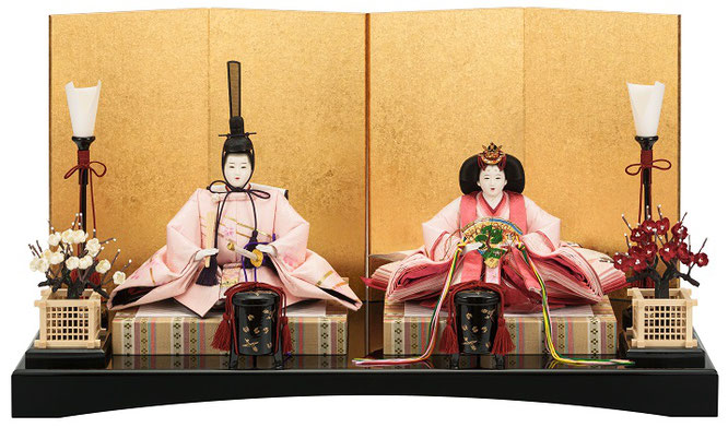 最前線の 雛人形 黒塗り 御飾台 飾り台 ひな祭り 清々しい 真多呂人形 雛人形・ひな祭り