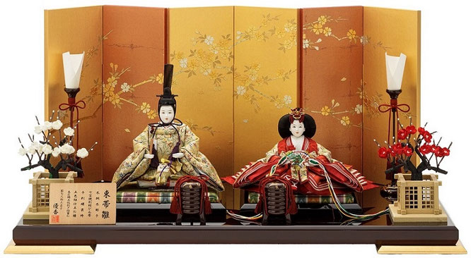優香作「親王飾り」趣楽 - 伽楠（かなん）
