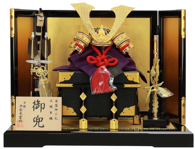 2024年のクリスマス 平安光雲作「京製 兜8号平飾り」 伽楠（かなん） - 工芸品