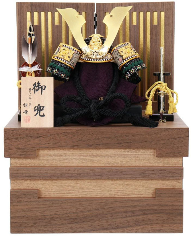 雅峰作 兜5号収納箱飾り（6L22-AA-738）