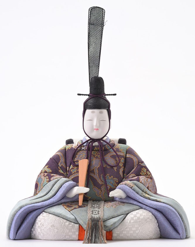 真多呂人形 本金 寿鶴雛（男雛）