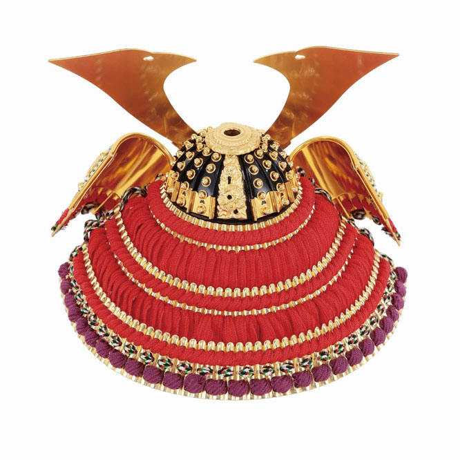 雅峰作 兜8号収納箱飾り（6M22-ST-735）兜単品（背面）