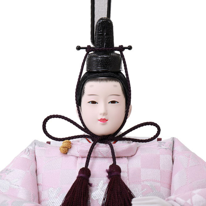 ひな人形 五人収納箱飾り（4L16-GT-630）男雛（顔）
