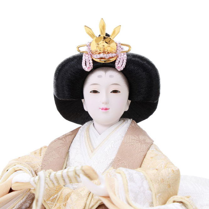 ひな人形 親王飾り（4M11-GT-146）女雛（顔）