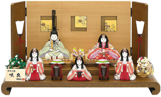 真多呂人形「咲良５人飾り」品番：1371