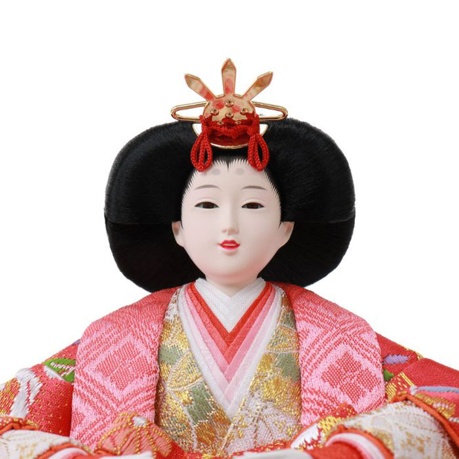 ひな人形 親王収納箱飾り（4L12-AA-233）女雛（顔）