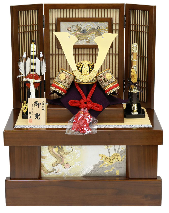 雅峰作 兜10号収納箱飾り（6M22-GT-719）