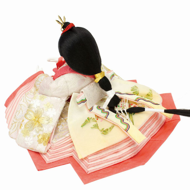 優香作ひな人形 親王飾り（4M11-ST-140）女雛（衣裳）
