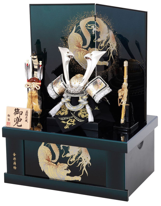 兜12号収納箱飾り（6M22-ST-740）横
