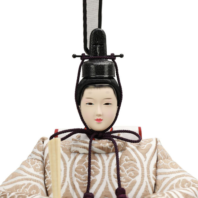 ひな人形 親王飾り（4M11-GT-119）男雛（顔）