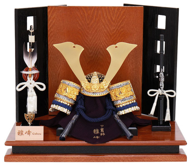 雅峰作 兜8号平飾り（6L21-GT-214）