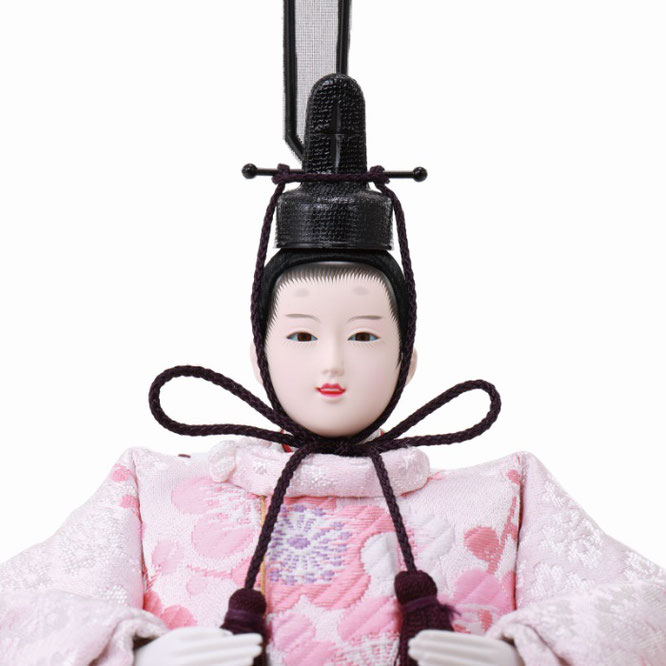 ひな人形 五人収納箱飾り（4L16-HH-627）男雛（顔）