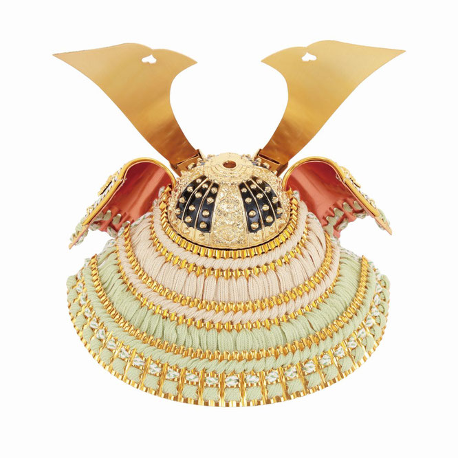 雅峰作 兜8号平飾り（6M21-ST-233）兜単品（背面）
