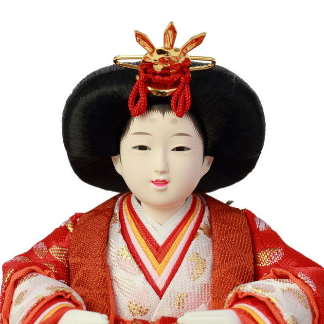 ひな人形 親王収納箱飾り（4L12-AA-234）女雛（顔）