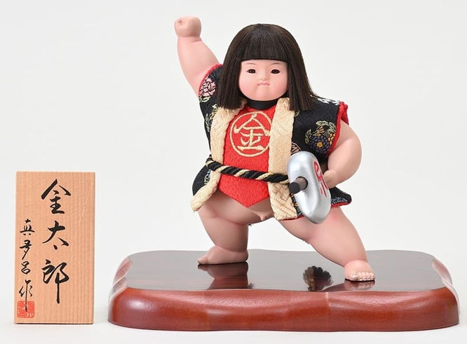 真多呂作 武者人形 五月人形 金太郎（3556）