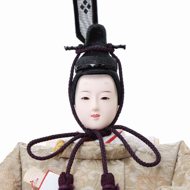 優香作ひな人形 親王飾り（4M11-ST-184）男雛
