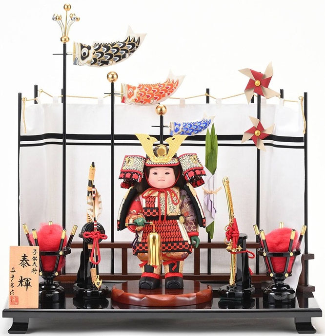 真多呂作 武者人形 五月人形 泰輝（3557）