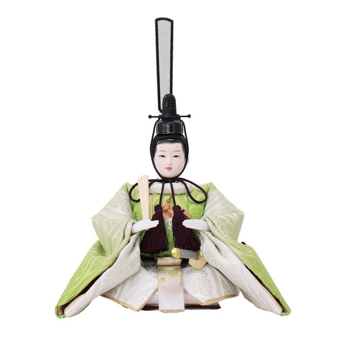 ひな人形 親王収納箱飾り（4L12-GT-851）男雛（顔）