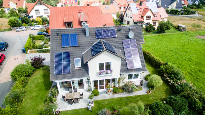 Solarmodule schwarz