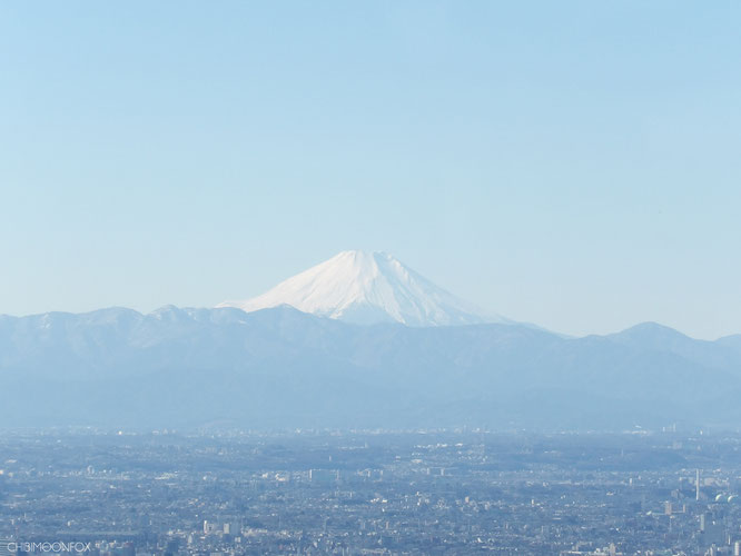 Der schneebedeckte Mt. Fuji war dank Super-Zoom der Kamera auf einmal ganz nah