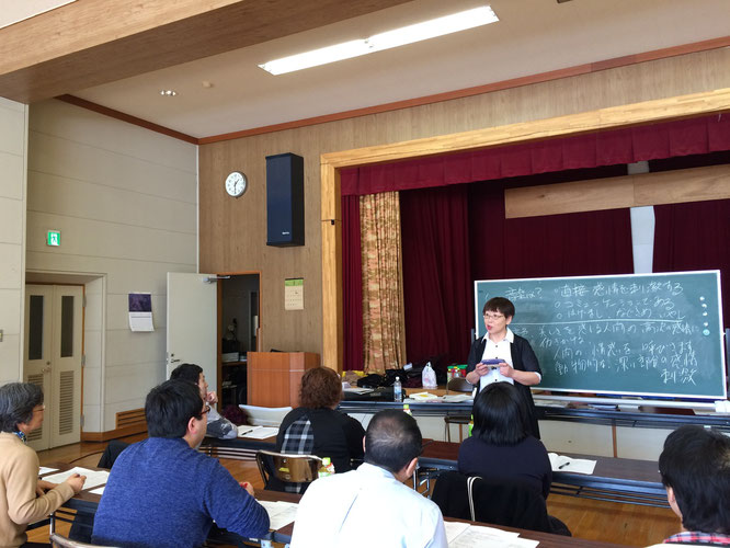 ３月５日　岩内町老人福センターにて高齢者レクリェーション活動の講座
