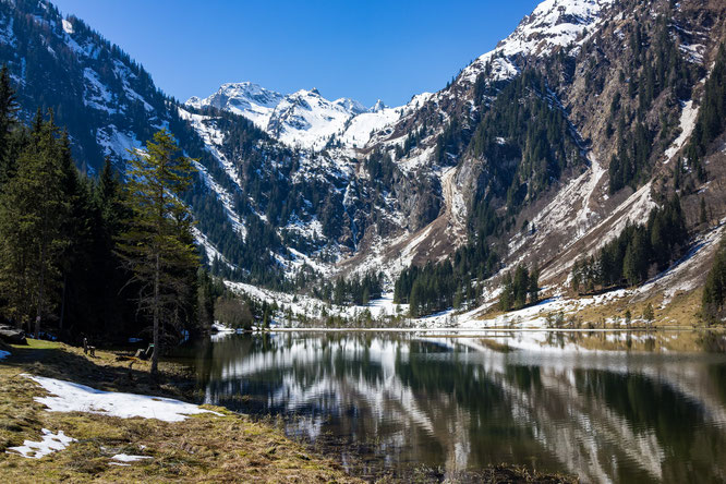 Perfekt ausgerichteter Horizont beim Bodensee bei Schladming