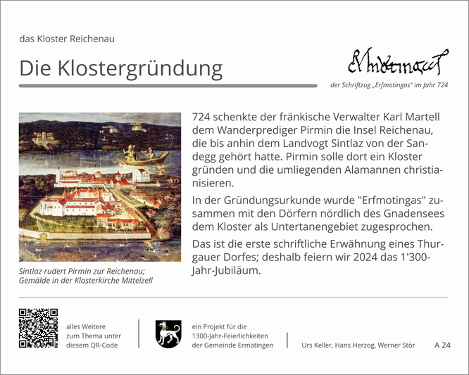 die Klostergründung 200 Jahre zuvor