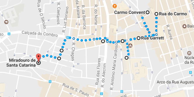 Lisbona - Itinerario Chiado