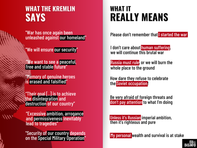 Credit: EUvsDisinfo- Speak Loudly and Carry a Little Stick