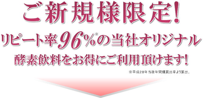 酵素飲料をお得に春のスムーズキャンペーン