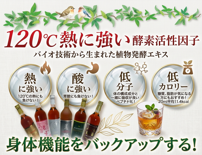 バイオ技術から生まれた新酵素飲料ビオチーム