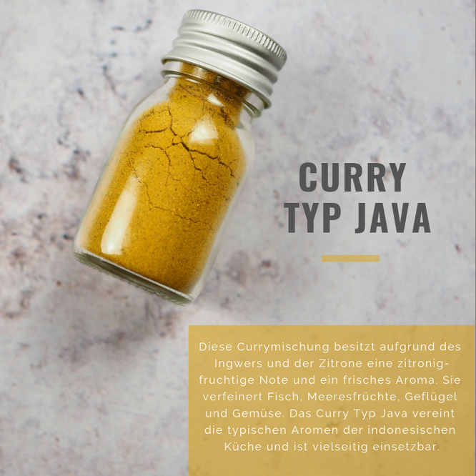 Gewürzkunde für Curry Typ Java