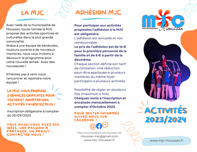 activités mjc moussan