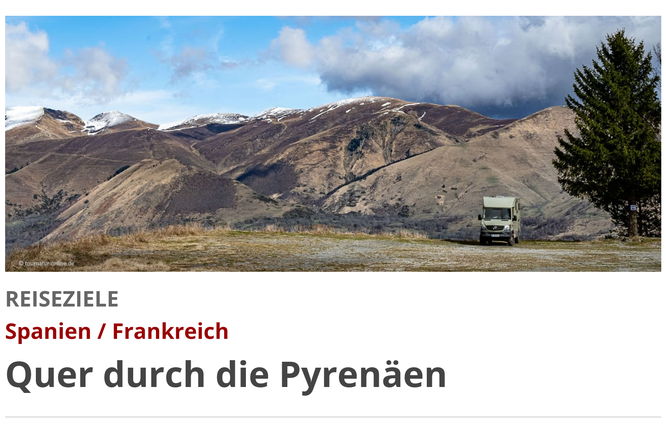 Mit dem Wohnmobil quer durch die Pyrenäen