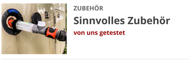 Sinnvolles Zubehöhr  für Einsteiger für das Wohnmobil