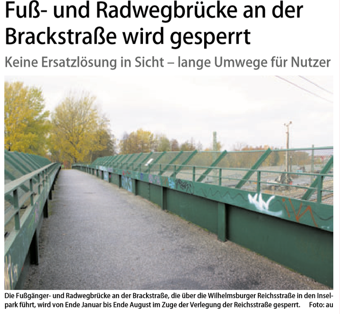 Neuer Ruf Wilhelmsburg vom 17.11.2018, Titelseite