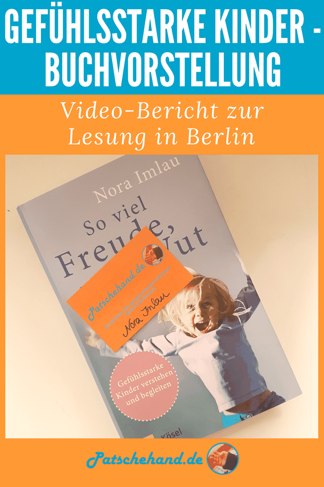 Grafik zu Video-Bericht über Nora Imlaus Buchvorstellung von "So viel Freude, so viel Wut" in Berlin.